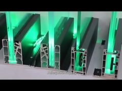 Lamel Buitenglas Balkonbalustrade Met Aluminium U-vorm Kanaal