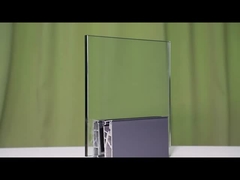 Versatile aluminium U-kanaal glasrail binnenshuis aluminium glazen balustrade