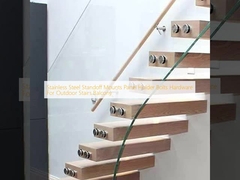 Roestvrijstalen afstandhouders paneelhouder bouten hardware voor buitentrappen balkon