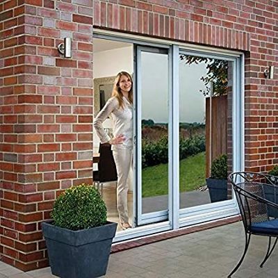 Gefrostglas Aluminium schuifdeur Stofbestendige en geanodiseerde afwerking