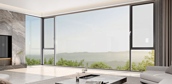 Duurzaam aluminium ruit met gehard geïsoleerd glas en gelamineerd glas