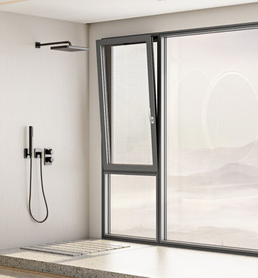 Weerbestendige, kantelbare, draaiende aluminium ramen met veiligheidsbescherming