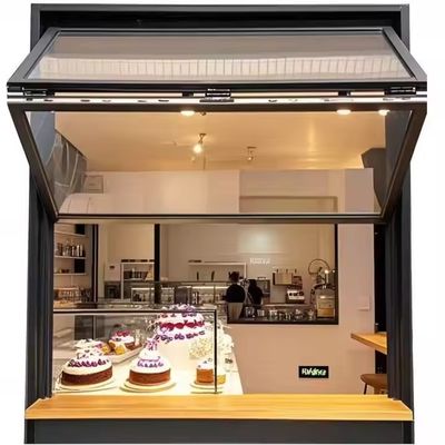 Aluminium opvouwbare ramen met geluidsisolatie Dubbelglas en solide gehard glas