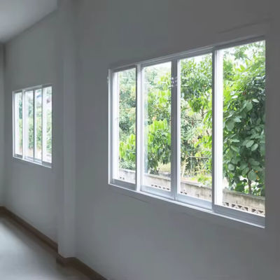 Commerciële geluiddichte aluminium raam schuiframen met geïsoleerd glas