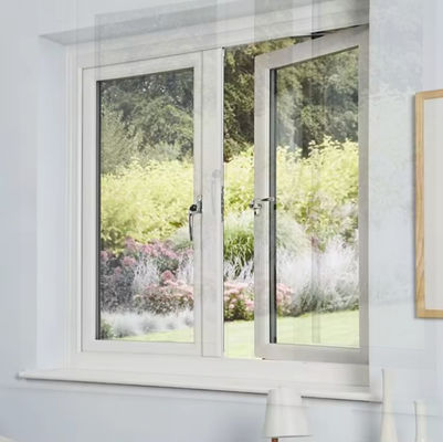 Nieuw ontwerp aluminium behuizing schommel venster met gehard glas