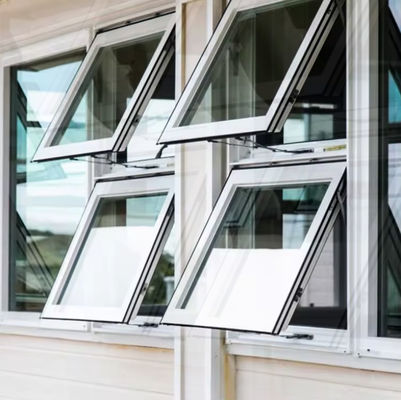 Hoog beveiligd aluminium raam kantel- en draaivenster met een enkele schaduw