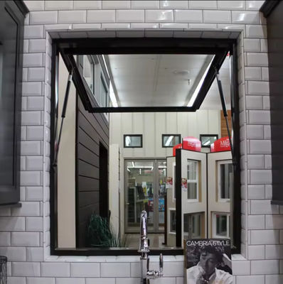 Hoog beveiligd aluminium raam kantel- en draaivenster met een enkele schaduw
