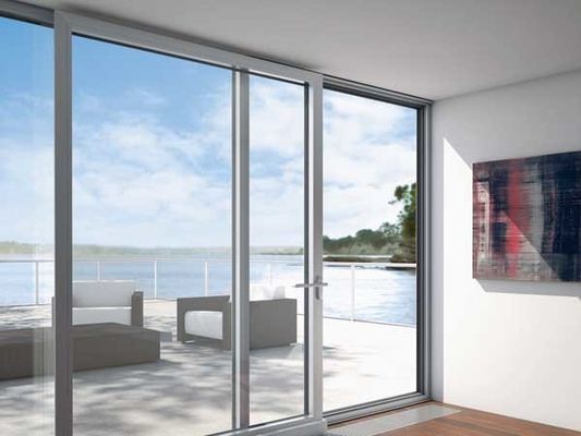 Eco-vriendelijke aluminium schuifdeur Balkon met dunne 4 aluminium behuizing schuifdeur
