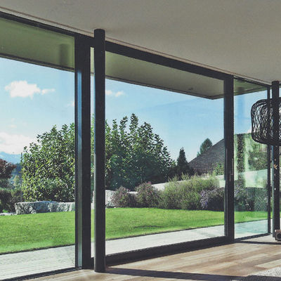 Zware aluminium schuifdeur geïsoleerd gehard glas schuifdeur patio