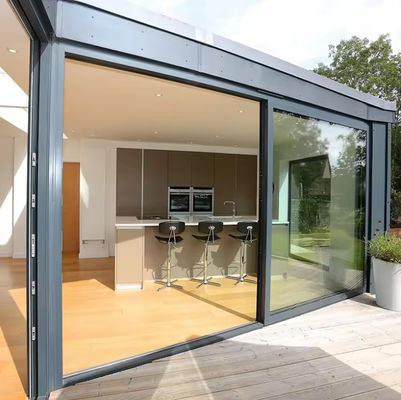 Zware aluminium schuifdeur geïsoleerd gehard glas schuifdeur patio