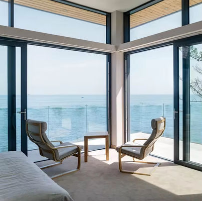 Geluidsreductie Aluminium schuifdeur Geïsoleerd glas 3 meter Aluminium schuifdeuren