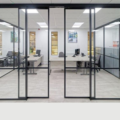 Gefrostglas Aluminium schuifdeur Stofbestendige en geanodiseerde afwerking