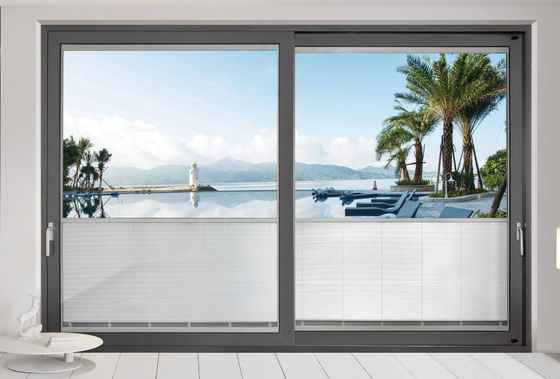 Geharmoniseerde doorzichtige glazen aluminium schuifdeur thermische breuk Multi Slide Patio Doors