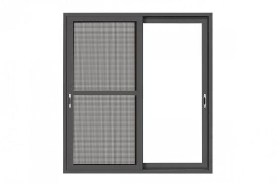 Zwarte tyfoonweerstand Aluminium schuifdeur Aluminium frame 1.5 Aluminium schuifdeur