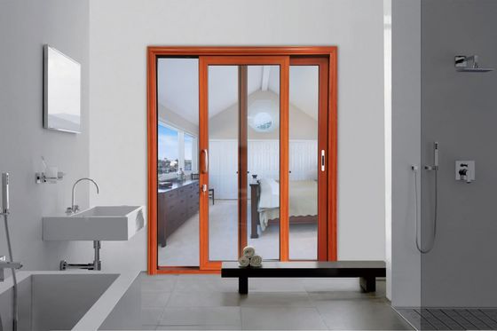 Robuuste aluminium profiel schuifdeur aanpasbaar met gehard glas