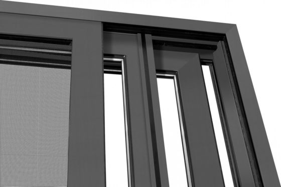 Robuuste aluminium profiel schuifdeur aanpasbaar met gehard glas