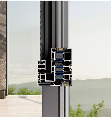 Aluminium Duurzaam Swing Open Venster Met Gelamineerd Glas En Gehard Geïsoleerd Glas