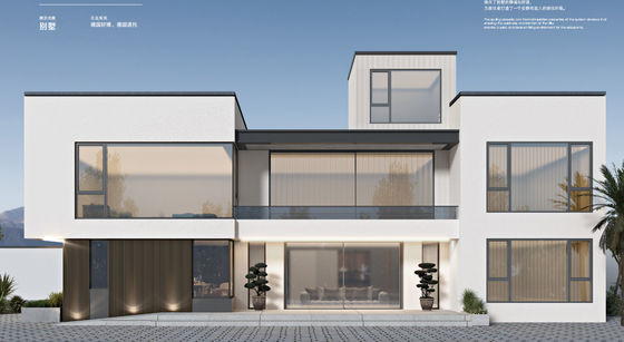 Beveiligd aluminium ruit met gehard geïsoleerd glas en multi-punt vergrendeling