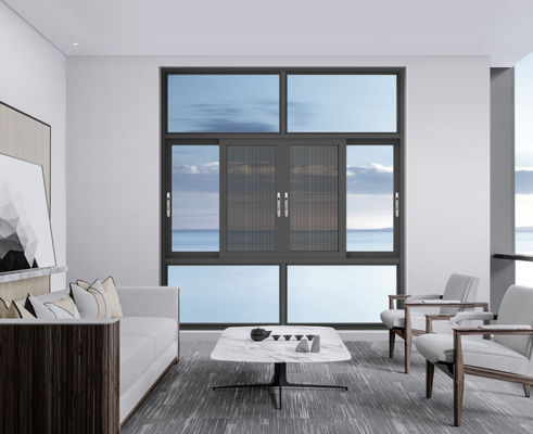 SZG Casement Open Aluminium Swing Window Met Hardware van Roestvrij Staal