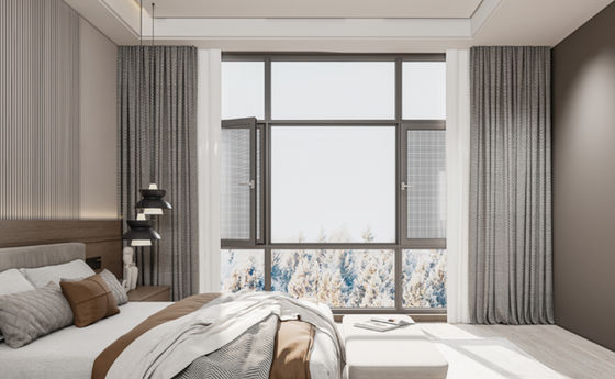 SZG Ruimtebesparend Aluminium Buitenaangekoppelde ramen voor maximale luchtcirculatie