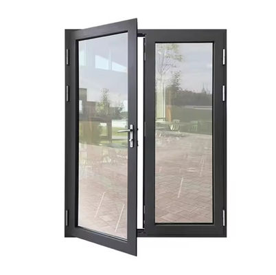 Custom Design Veiligheid Aluminium Swing Door Gemakkelijk te installeren Swing Glass Door