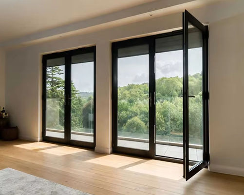 Custom Design Veiligheid Aluminium Swing Door Gemakkelijk te installeren Swing Glass Door