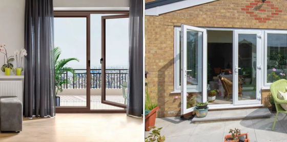 Heavy Duty Aluminium Frame Swing Door Thermal Break Gemakkelijk onderhoud