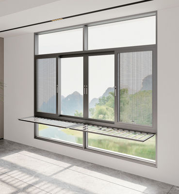Gemakkelijk te installeren Aluminium schuifvenster Residentieel voor frisse binnenlucht