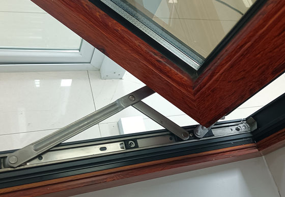 Gelast aluminium schommelvenster met poedercoating schommelvenster