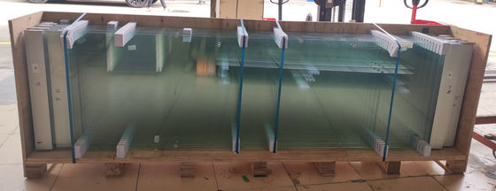 Aluminium frame vouwglas patio deuren hoge beveiliging orkaanbestendige