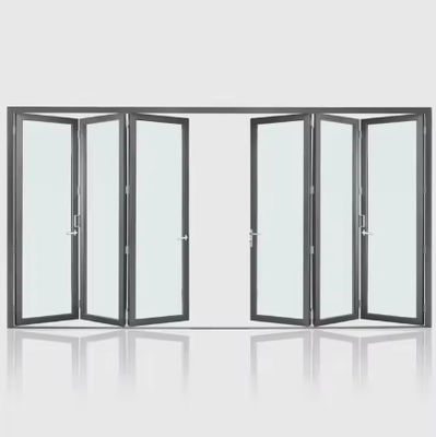 Thermische breuk Aluminium raam Schuifdeur Stofbestendige met gehard glas