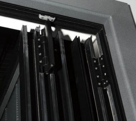 Gemakkelijke werking Aluminium vouwdeur zware aluminium accordeon deur