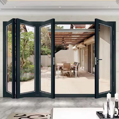 Heavy Duty Aluminium Bi Fold Doors Poedercoating met gehard glas
