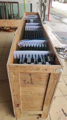 Corrosiebestendige aluminium vouwdeuren thermische breuk Slimlijn aluminium tweevoudige deuren