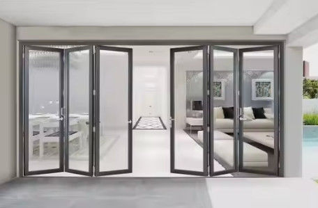 Fluorkoolstof sproeiende aluminium schuifdeuren met thermische breuk