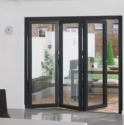 Hurricane Resistance Interne Aluminium Bifold Doors Poedercoating