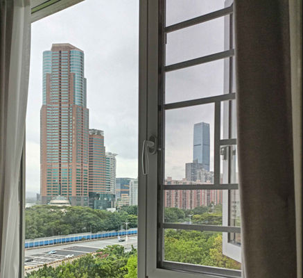 Dubbel geglazuurd aluminium schommelvenster