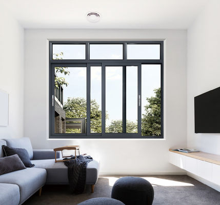 Gehard gelaagd aluminium schuifvenster Veiligheid Aluminium glas schuifvenster