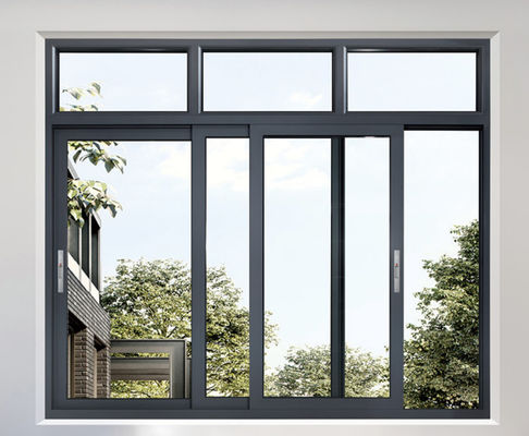 Gehard gelaagd aluminium schuifvenster Veiligheid Aluminium glas schuifvenster