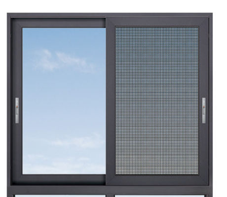 Thermische isolatie Aluminium schuifvenster Geïsoleerd glas Aluminium frame Schuifvenster