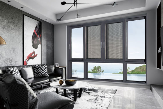 Multipunktvergrendeling Aluminium schuifruimte met insectenbescherming en geïsoleerd glas