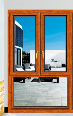 Poedercoating Aluminium Tilt Draai ramen met hittebestendig en geluidsdicht