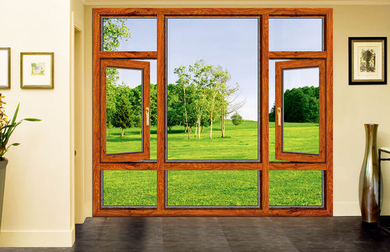 Poedercoating Aluminium Tilt Draai ramen met hittebestendig en geluidsdicht