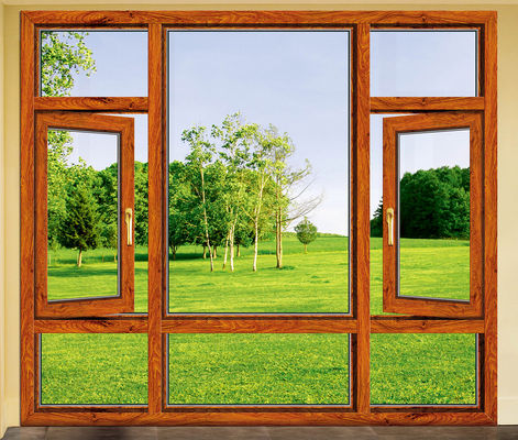 Poedercoating Aluminium Tilt Draai ramen met hittebestendig en geluidsdicht