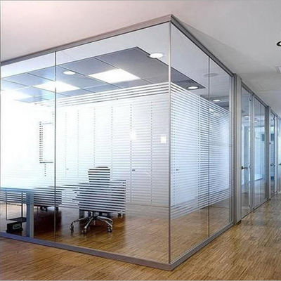 Modern ontwerp Veiligheid Frameless Glass Office Wanden geluidsdicht gelamineerd glas