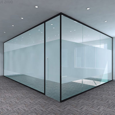 Aluminium frame glas cubicle muren afmeting op maat met deur