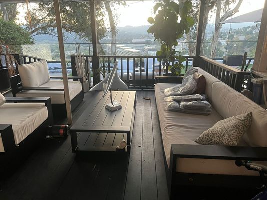 Deck Frameless U Channel Glass Railing Powder Coating voor woonruimte