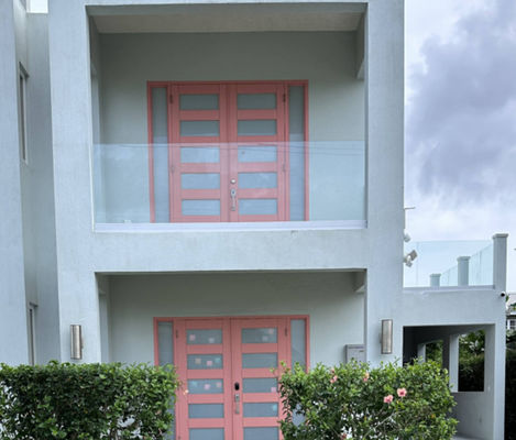 SZG U-kanaal zonder raam 12 mm glazen balkonrailingen Woongebouwen