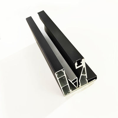 Moderne aluminium U-kanaal glazen balkonrail