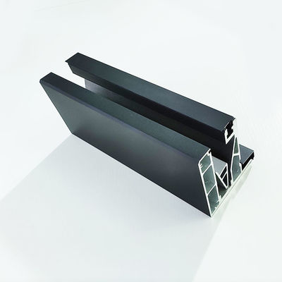 Moderne aluminium U-kanaal glazen balkonrail